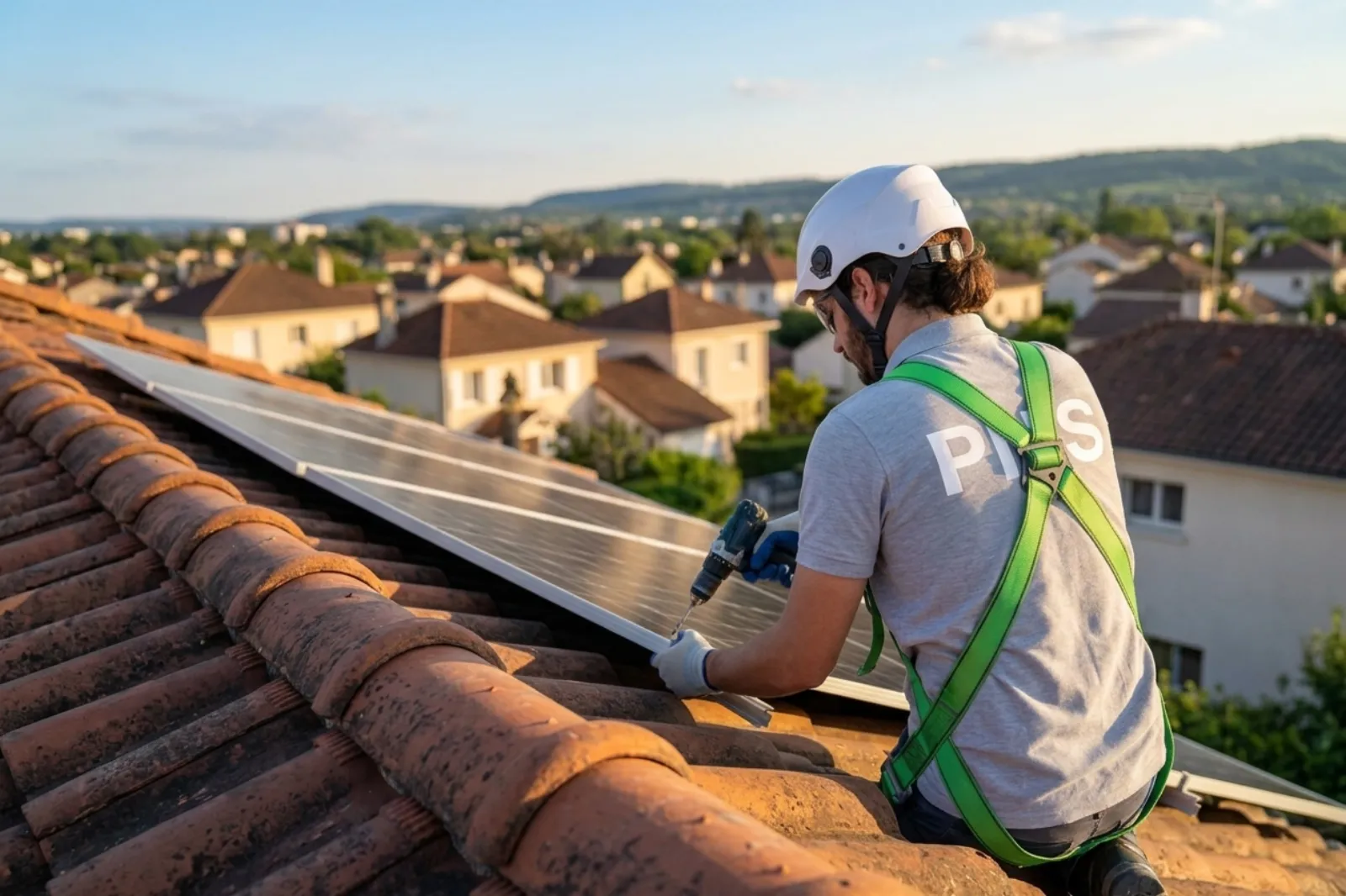 Installation de panneaux solaires en toiture à Sète